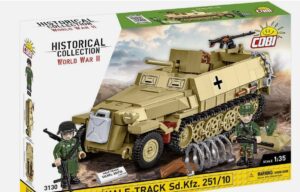 Cobi 3130 1:35 WWII Half-Track Sd.Kfz. 251/10 Military Construction Kit 500 Pcs