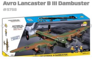 COBI 5758 1/48 Avro Lancaster B III 617 Sqn Dambusters HC WWII Exec. Brick Model 1795pcs  BMB CD