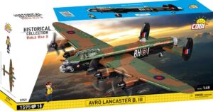 COBI 5759 1/48 Avro Lancaster B Mk.III HC WWII Brick Model 1643pcs BMB CD