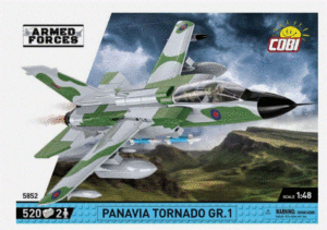 COBI-5852 1/48 Armed Forces RAF Tornado GR.1 Model Plane Bricks 468Pcs