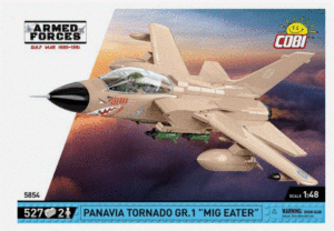 COBI-5854 1/48 Armed Forces GR.MK 1�MIG Eater Gulf War Model Plane Bricks 488Pcs