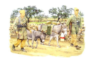 Dragon 6077 1/35 German Fallschirmjager w/Donkeys Model Kit