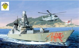 DRAGON 1/700 Type 45 Royal Navy Daring Class Destroyer TIGER HOBBIES LTD EXCLUSIVE D7109THK