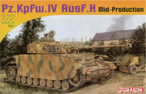 Dragon 7279 1:72 Pz.Kpfw.IV Ausf.H Mid Production with Aside Armour