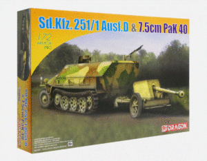 Dragon 7369 1:72 Sd.Kfz.251 Ausf.D & 7.5cm PAK 40