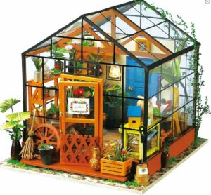 ROLIFE Cathy's Flower House with LED light Dollhouse Kit - DG104