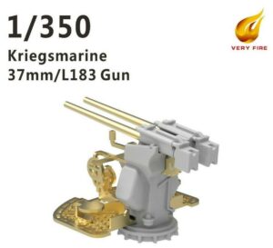 Very Fire 1/350 German Navy 37mm/L183 Gun X 8 DKM06