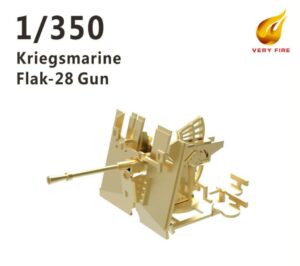 Very fire 1/350 Kriegsmarine Flak-28 Gun X 8 DKM11