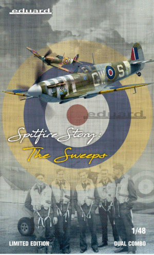 Eduard 11153 1:48 Supermarine Spitfire Story: The Sweeps Dual Combo Limited Edit