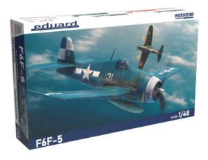 Eduard 84181 1/48 Grumman F6F-5 Hellcat Weekend Edition Plastic Plane Model Kit HELL IN THE PACIFIC