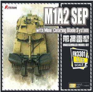 Flyhawk 3301 1/72 US MBT M1A2 Sep w/Mine Clearing Blade System THFS