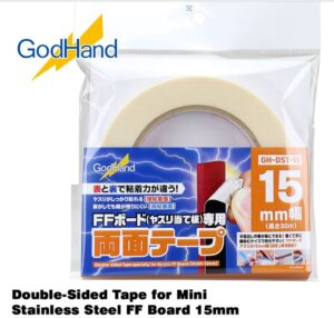 GodHand GH-DST-15 Double-Sided Tape for Acrylic FF Board 15mm Made In Japan THFS