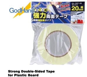 GodHand GH-DST-20 Strong Double-Sided Tape for Plastic Board Made In Japan THFS