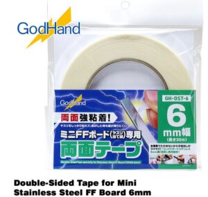 GodHand GH-DST-6 Double-Sided Tape for Mini Stainless-Steel FF Board 6mm Made In Japan THFS
