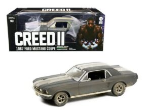 Greenlight 13626 1:18 Creed 2 1967 Ford Mustang Coupe Weathered Matte Black