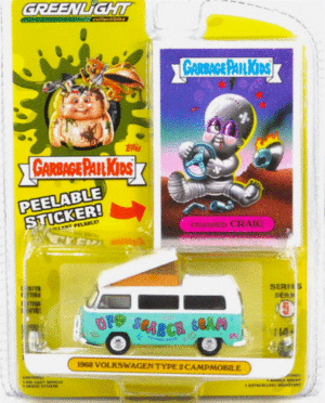 Greenlight GL54090-B 1/64 GARBAGE PAIL KIDS CRASHED CRAIG VOLKSWAGEN TYPE 2