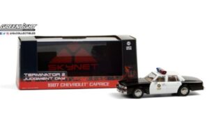 GREENLIGHT GL86582 1/43 TERMINATOR 2 JUDGMENT DAY CHEVROLET CAPRICE POLICE CAR