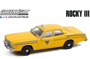 GREENLIGHT GL86612 1/43 ROCKY III (1982) 1978 DODGE MONACO CITY CAB CO.