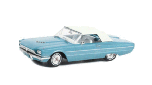 GREENLIGHT 86619 1/43 THELMA AND LOUISE (1991) 1966 FORD THUNDERBIRD TOPUP