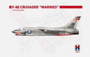 Hobby 2000 72074 1/72 Vought F-8E Crusader Marines  Model Kit
