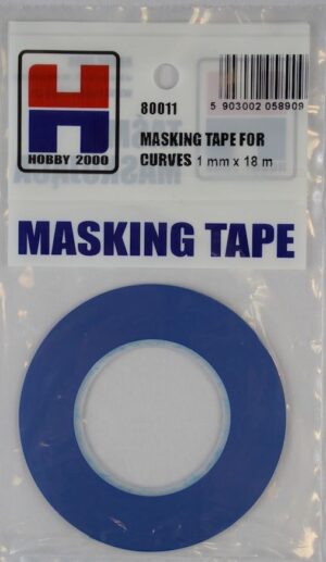 HOBBY 2000 Masking Tape For Curves 1mm x 18m H2K80011