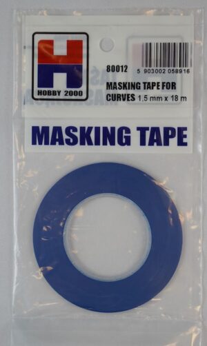 HOBBY 2000 Masking Tape For Curves 1,5mm x 18m H2K80012