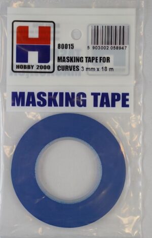 HOBBY 2000 Masking Tape For Curves 3mm x 18m H2K80015