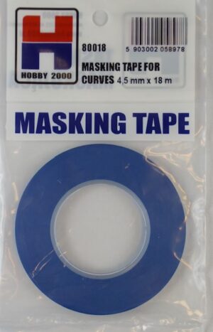 HOBBY 2000 Masking Tape For Curves 4,5mm x 18m H2K80018