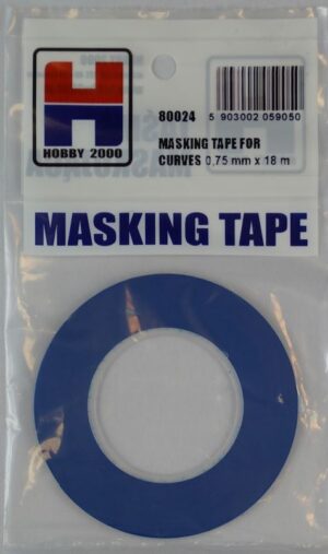 HOBBY 2000 Masking Tape For Curves 0,75mm x 18m H2K80024