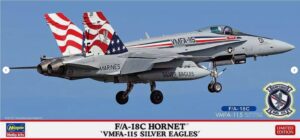 HASEGAWA 02471 1/72 Fa-18C Hornet Vmfa-115 Silver Eagle. Kit HA02471 Model SPECIAL OFFER