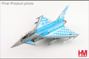 HOBBY MASTER HA6621 1/72 Eurofighter Typhoon EF-2000 60 Years Airbus Manching Luftwaffe 98+07