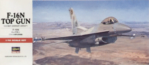 Hasegawa HAC12 C12 1:72 Lockheed-Martin F-16N Fighting Falcon Top Gun