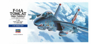 Hasegawa E3 1/72 US Navy F-14A Tomcat Plastic Model Kit HAE03