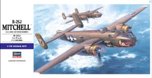 Hasegawa SALE 1:72 USAAF North American B-25J Mitchell Bomber HAE16  HELL IN THE PACIFIC SPECIAL OFFER