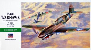 Hasegawa 1/48 Curtis P-40E WARHAWK American AVG HAJT86 HELL IN THE PACIFIC