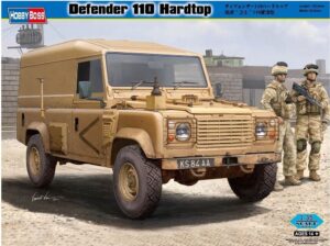 Hobbyboss 82448 1:35 British Army Land Rover Defender Wolf 110 Hard Top