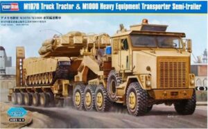 Hobbyboss 85502 1/35 M1070 Truck Tractor & M1000 Heavy Equipment Transporter Semi-trailer