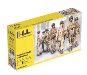 Heller 49651 1:72 WW2 US Paratroopers Overlord ASSAULT ON THE RHINE