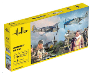 Heller 50329 1:72 - Normandy Airwar P-51D and FW190 plus Groundcrew battle set