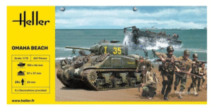 Heller 50332 1/72 WW2 US Army OMAHA BEACH D Day battle set Overlord