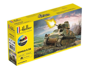 Heller 56875 1:72 Starter Kit Somua S 35