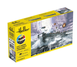 Heller 56995 1:72 scale Gift Set - LCVP Landing Craft Vehicle & Personnel HELL IN THE PACIFIC AND OVERLORD