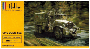 Heller 79996 - 1/72 WW2 US Army Truck GMC Cckw 353 Overlord