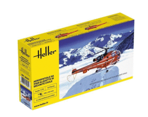 Heller 80289 1:72 scale model kit  Alouette III ""Securite Civile""