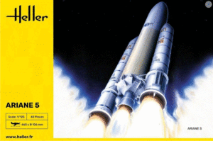 Heller 80441 1:125 Ariane 5 European Rocket