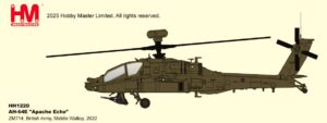 HOBBY MASTER HH1220 UK CORE RANGE 1/72 AH-64E Apache Echo Army Air Corps Middle Wallop 2022 due Jul 2025