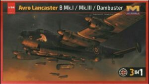 HONG KONG MODELS 01E12 1/32 Avro Lancaster B Mk 1/ MkIII and Dambuster version STRATEGIC BOMBING