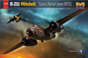 HONG KONG MODELS 01E24 1/32 USAAF B-25J Mitchell Glass Nose over MTO