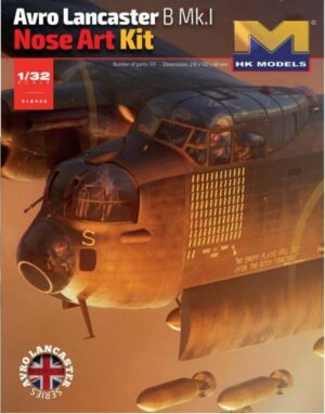 Hong Kong Models 1:32 Avro Lancaster B Mk.I Nose Art Model Kit 01E33 BMB CD