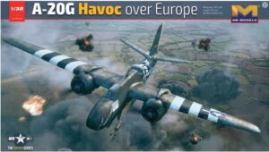 Hong Kong Models 01E39  1/32 Douglas A-20G Havoc over Europe Overlord